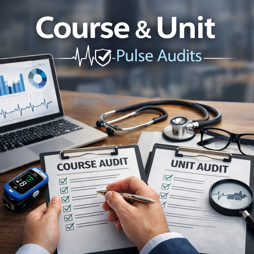 Documents and evidence supporting a structured quality review